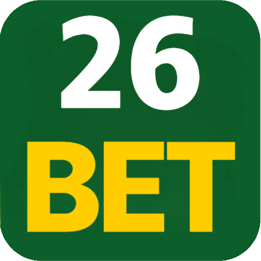 logotipo da plataforma 26BET onde você poderá se cadastrar gratuitamente